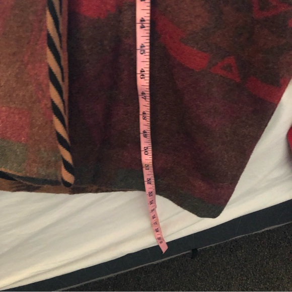 VINTAGE BLANKET COAT CB CANVASBACKS L XL WESTERN WOOL WOVEN - Picture 10 of 16